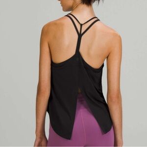 lululemon Modal-Silk Yoga Tank Top in Black Size 4